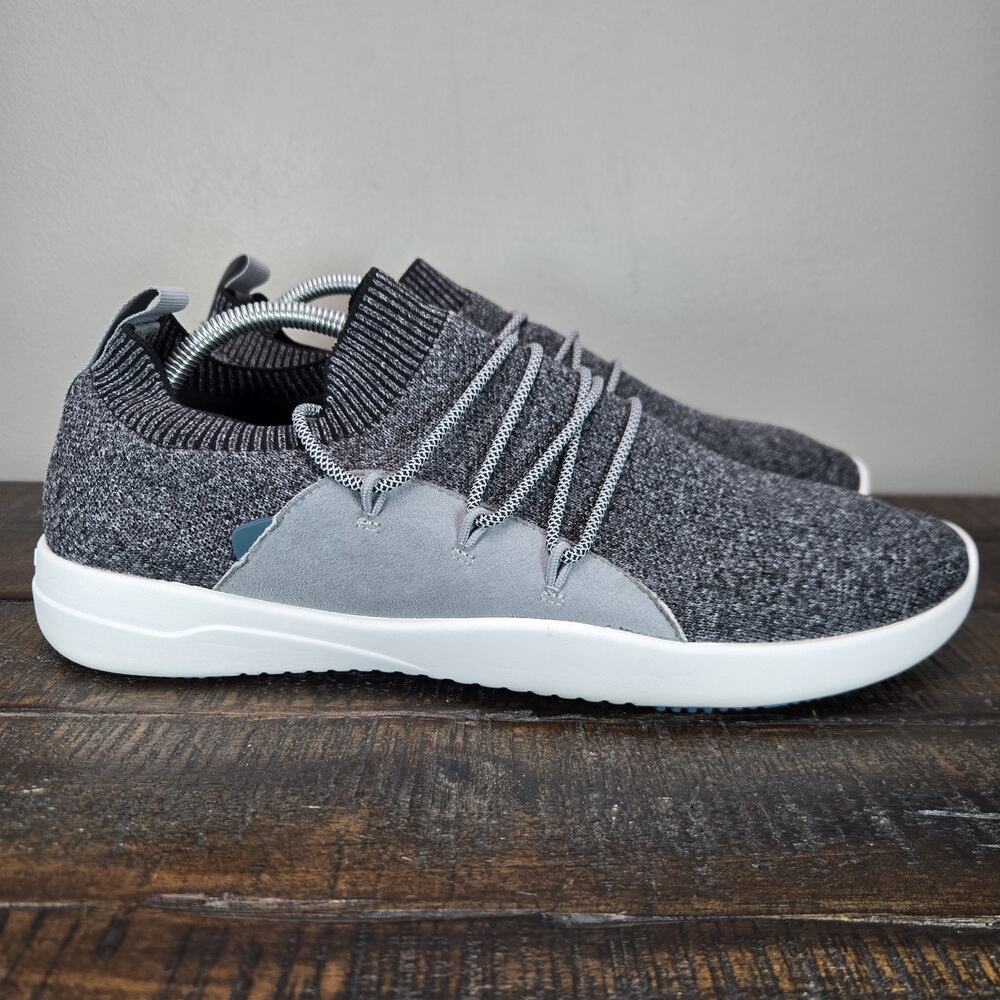 Vessi Cityscape Classic Mens Size 12 Lace Up Waterproof Shoes Sneaker Grey White